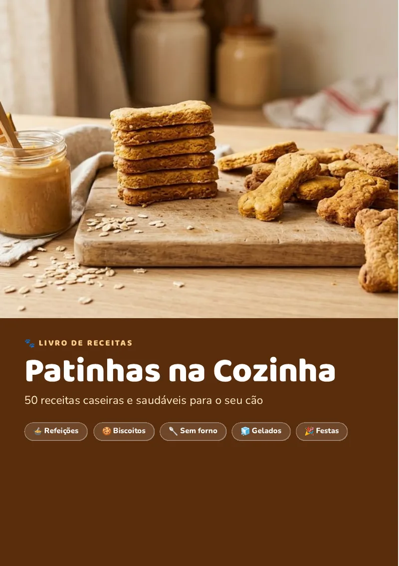 Capa do livro Patinhas na Cozinha