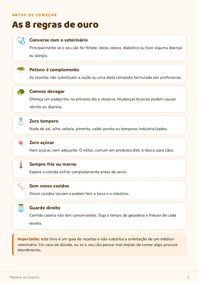 As 8 regras de ouro antes de começar