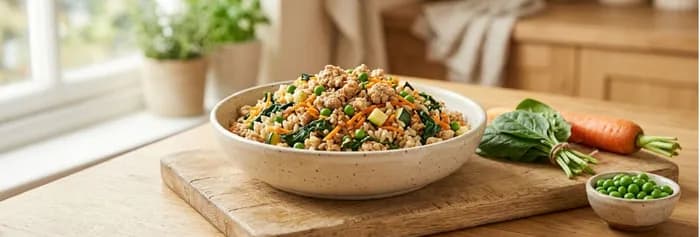 Panelinha de frango com legumes